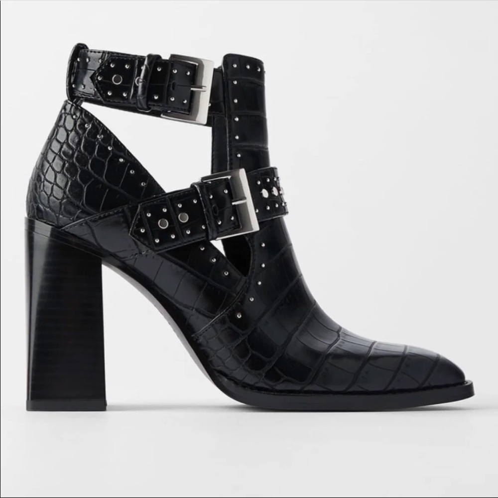 Zara animal embossed booties - Picture 3 of 3